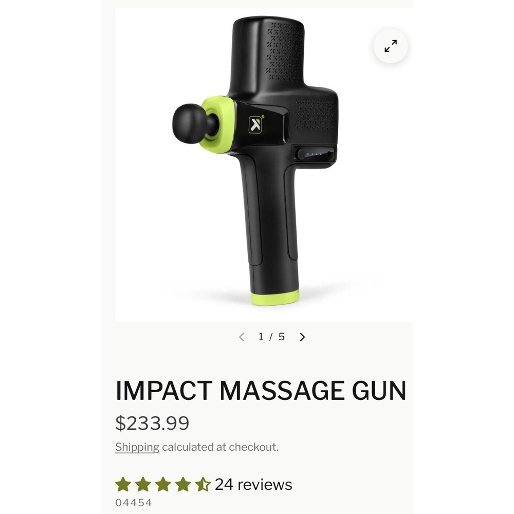 Trigger Point Impact Percussion Massage Gun Massager‎ 4 Speed Rechargeable *NEW*